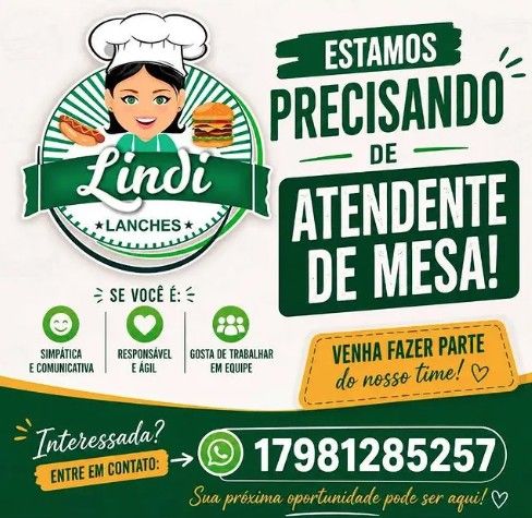 ATENDENTE DE MESA